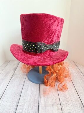 DISNEY Mad Hatter Top Hat Youth NWT